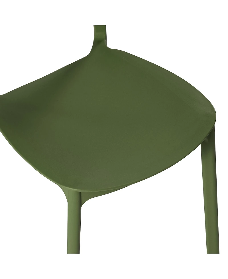24" Upholstered Saddle Seat Counter Stool