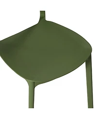 24" Upholstered Saddle Seat Counter Stool