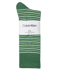 Calvin Klein Men's 4-Pack Assorted Crew Socks Set
