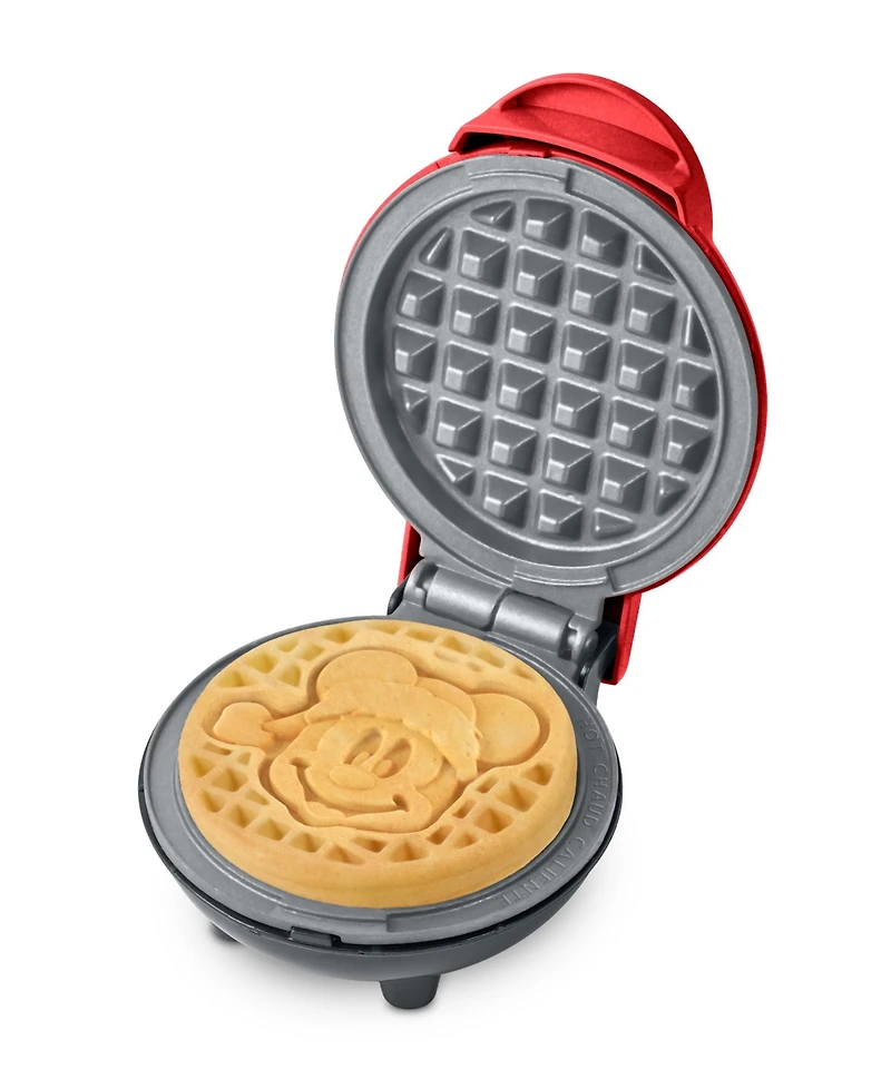 Dash Disney Holiday Mickey Mini Waffle Maker with Mickey Santa plate