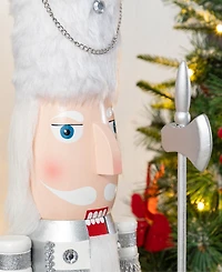 Glitzhome 42" Wooden Christmas Soldier Nutcracker