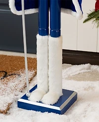Glitzhome 42" Wooden Christmas King Nutcracker