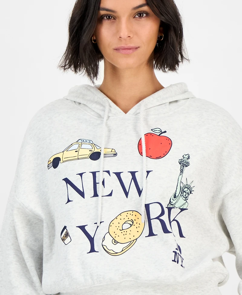 Grayson Threads, The Label Juniors' Nyc Fleece Hoodie