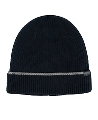Kenneth Cole Reaction Men's 2-Piece Beanie and Ribbon Scarf Set