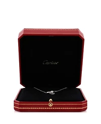 Pre-Owned Cartier Love Interlocking Pave Necklace