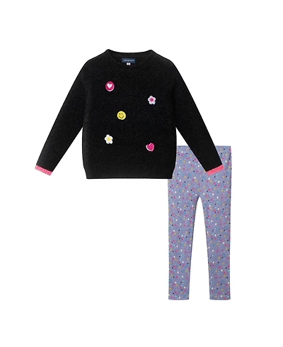 Andy & Evan Toddler/Child Girls Chenille Sweater Set