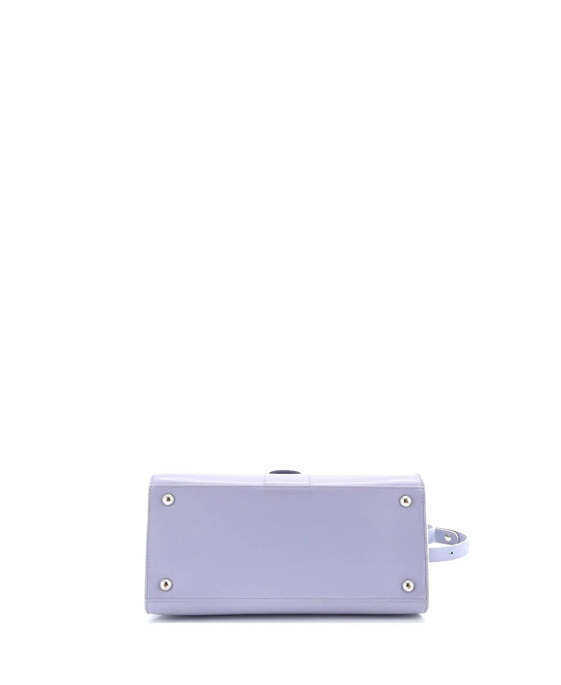 Pre-Owned Delvaux Mm Brillant Top Handle Bag Leather
