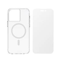 Case-Mate Protection Pack MagSafe Case and Glass Screen Protector for Apple iPhone 14 Pro