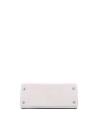 Pre-Owned Hermes Kelly 28 Handbag Light Togo with Gold Hardware