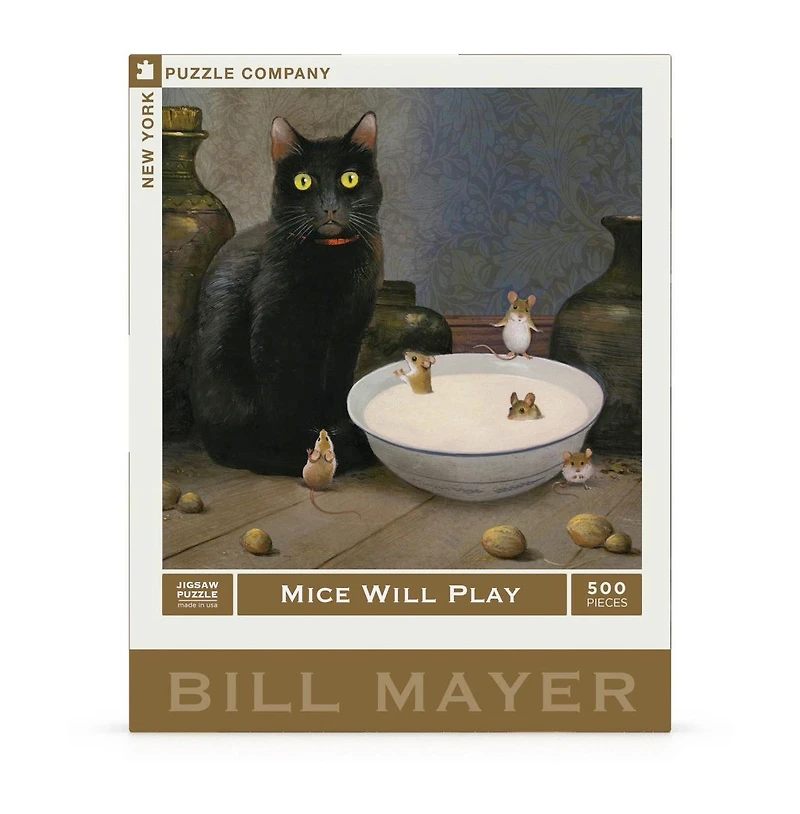 New York Puzzle Company Mice Will Play 500 Piece Puzzle