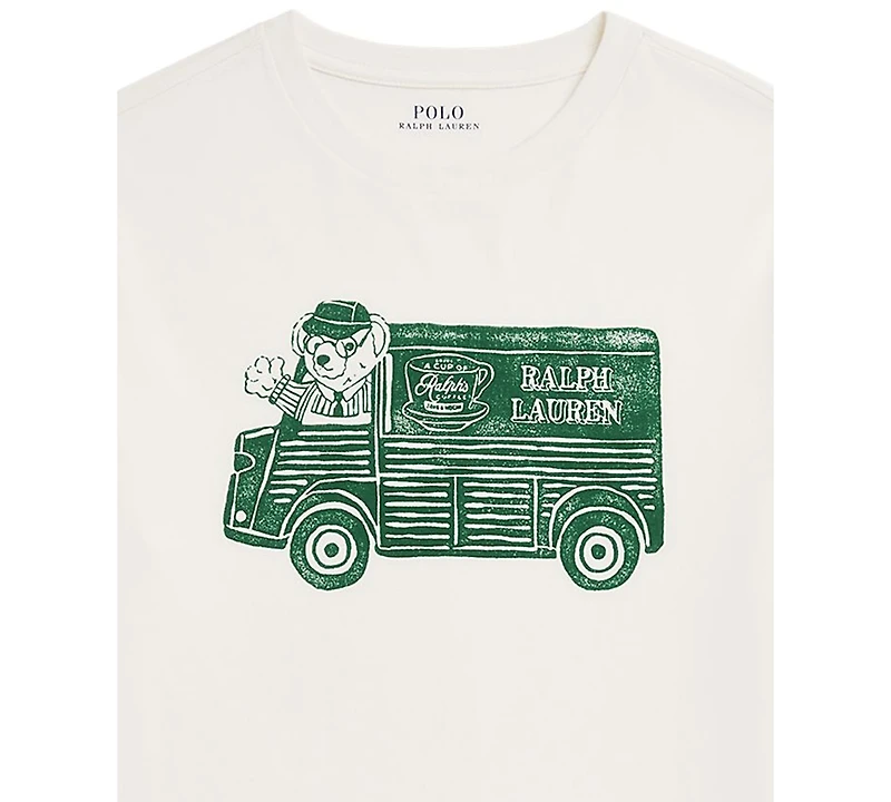 Polo Ralph Lauren Big Boys Ralph's Coffee Bear T-Shirt