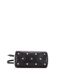 Pre-Owned Salvatore Ferragamo Small Studio Satchel Gancini Jacquard and Leather