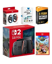 Nintendo Switch 2 Console with Mario Kart World, Joy Con Wheel