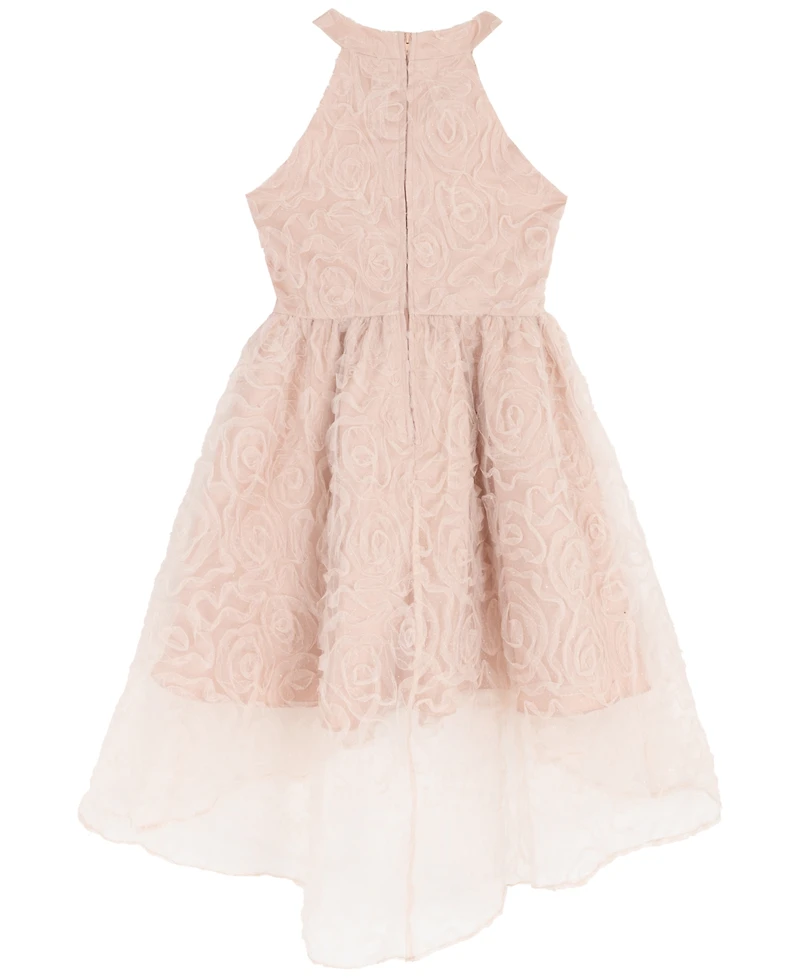 Rare Editions Big Girls Glitter Soutache Social Dress