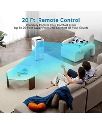 8,000 Btu Portable Air Conditioner - Compact, Efficient Cooling, Easy Portability, Ideal for Small to Medium Rooms