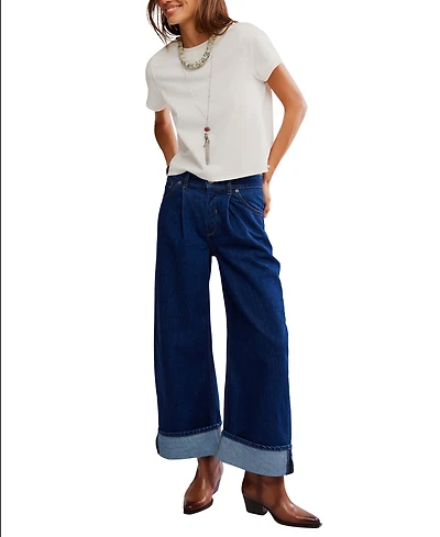 Free People Women's Alia Wide Leg Jeans
