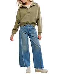 Free People Women's Timeless V-Neck Pullover Sweater