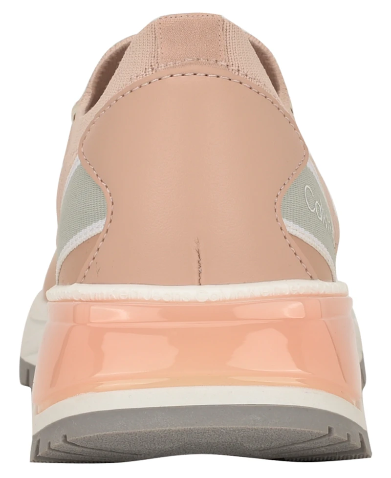 Calvin Klein Women's Geneo Lightweight Knit Sneakers