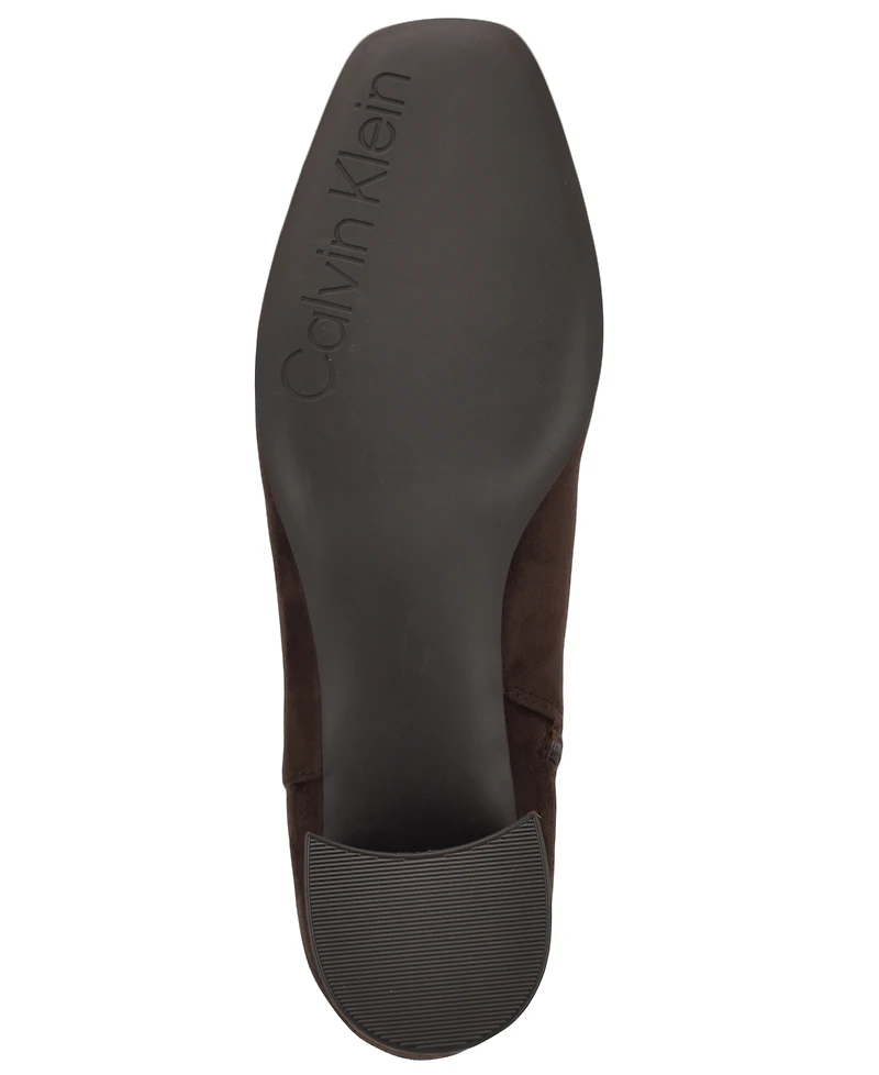 Calvin Klein Women's Parry Block Heel Ankle Booties