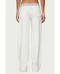 Edikted Women's Miya Stripey Knit Pants
