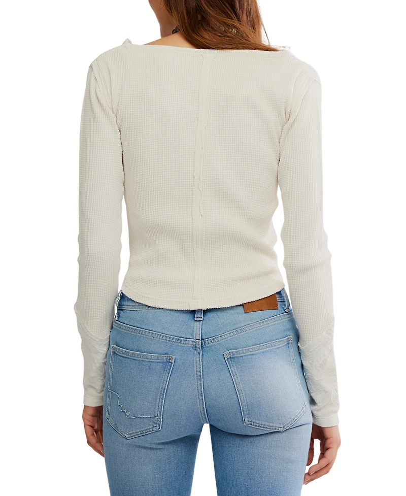 Free People Women's Butterfly Cuff Top