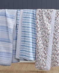 Tommy Hilfiger Dreamy Plaid Cotton Reversible 3-Pc. Quilt Set, Full/Queen