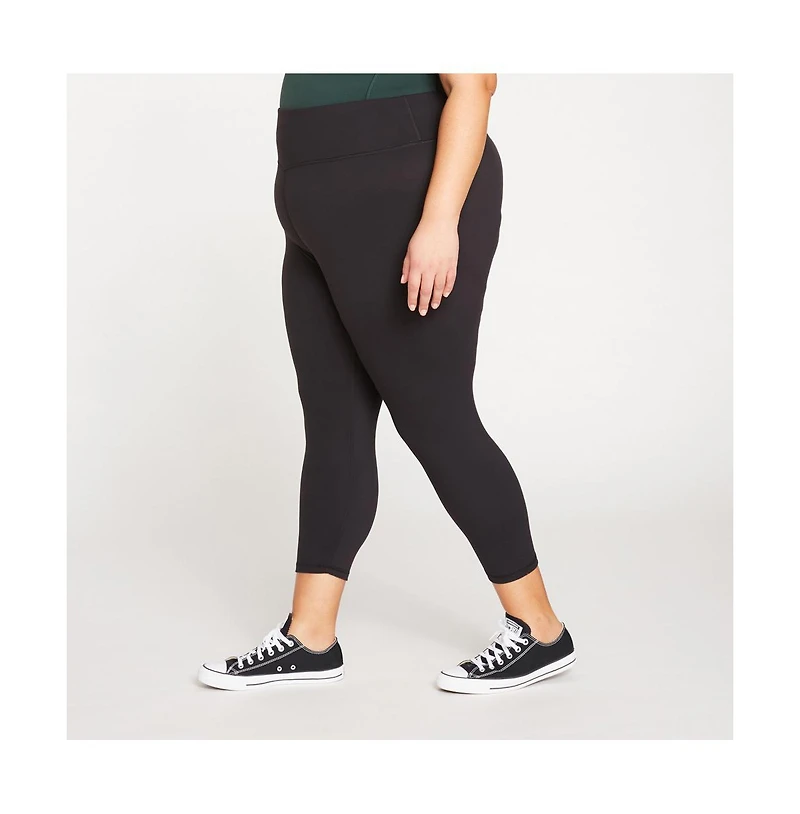 Universal Standard Womens Plus Next-to-Naked Cropped Legging