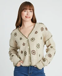 Driftwood Women's Long Sleeve Floral Cardigan