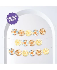 Big Dot of Happiness Here Comes The Son Garland Banner, 15 Feet of Cord, 15 Paper Sunburst Shapes