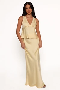 Petal and Pup Women's Velman Skirt - Lemon