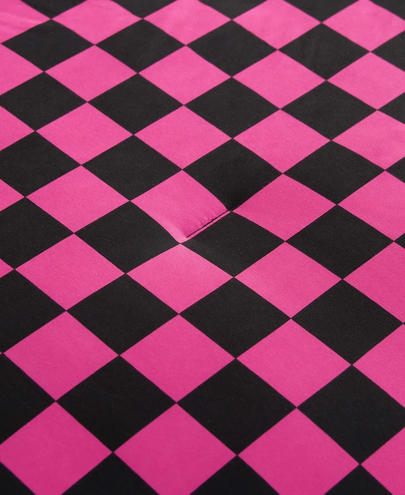Juicy Couture Checkerboard Reversible 6-Pc. Comforter Set, King