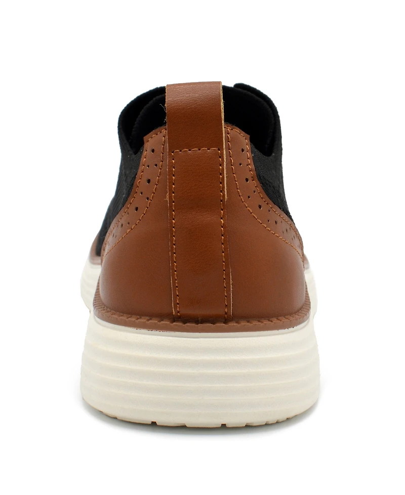 Akademiks Men's Olney Wingtip Knit Oxford Shoes