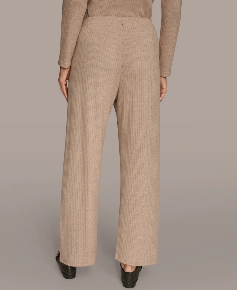 Donna Karan New York Women's Metallic Rib Knit Pants