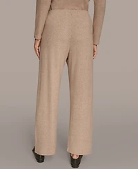 Donna Karan New York Women's Metallic Rib Knit Pants