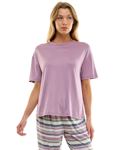 Roudelain Women's Drop Shoulder Crew Neck T-Shirt