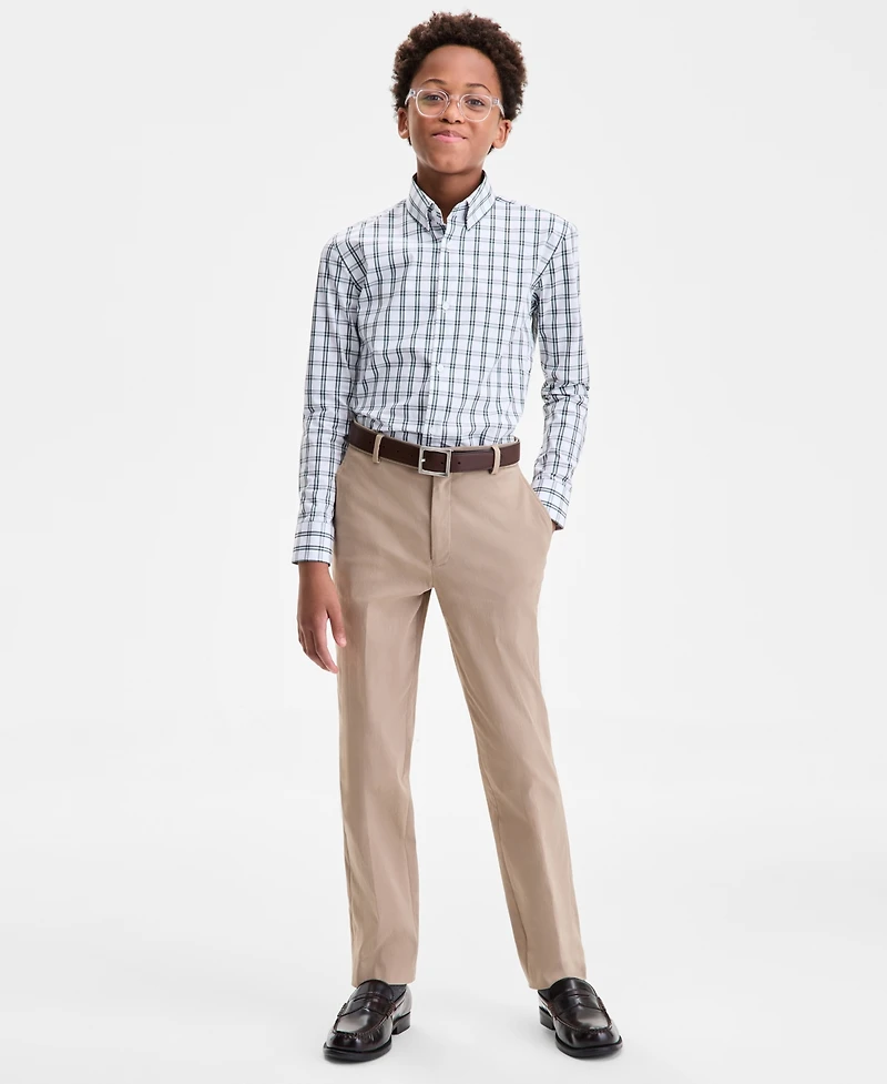 B By Brooks Brothers Big Boys Classic Pants