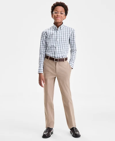 B By Brooks Brothers Big Boys Classic Pants