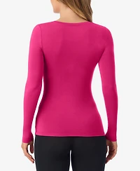 Cuddl Duds Petite V-Neck Long-Sleeve Top
