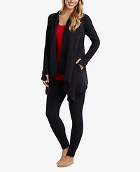Cuddl Duds Women's Hooded Wrap Top