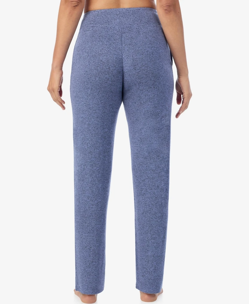 Cuddl Duds Women's SoftKnit Mid Rise Lounge Pants