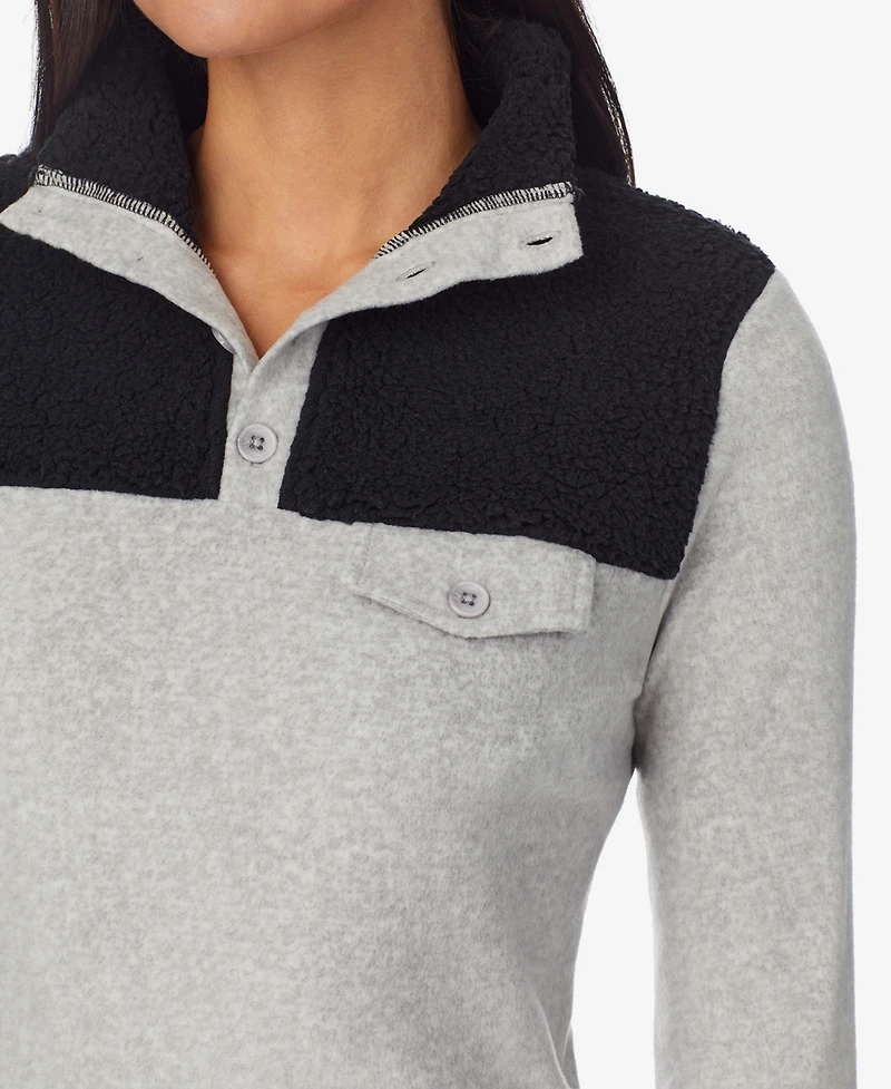 Cuddl Duds Women's Fleecewear Pull-On Top