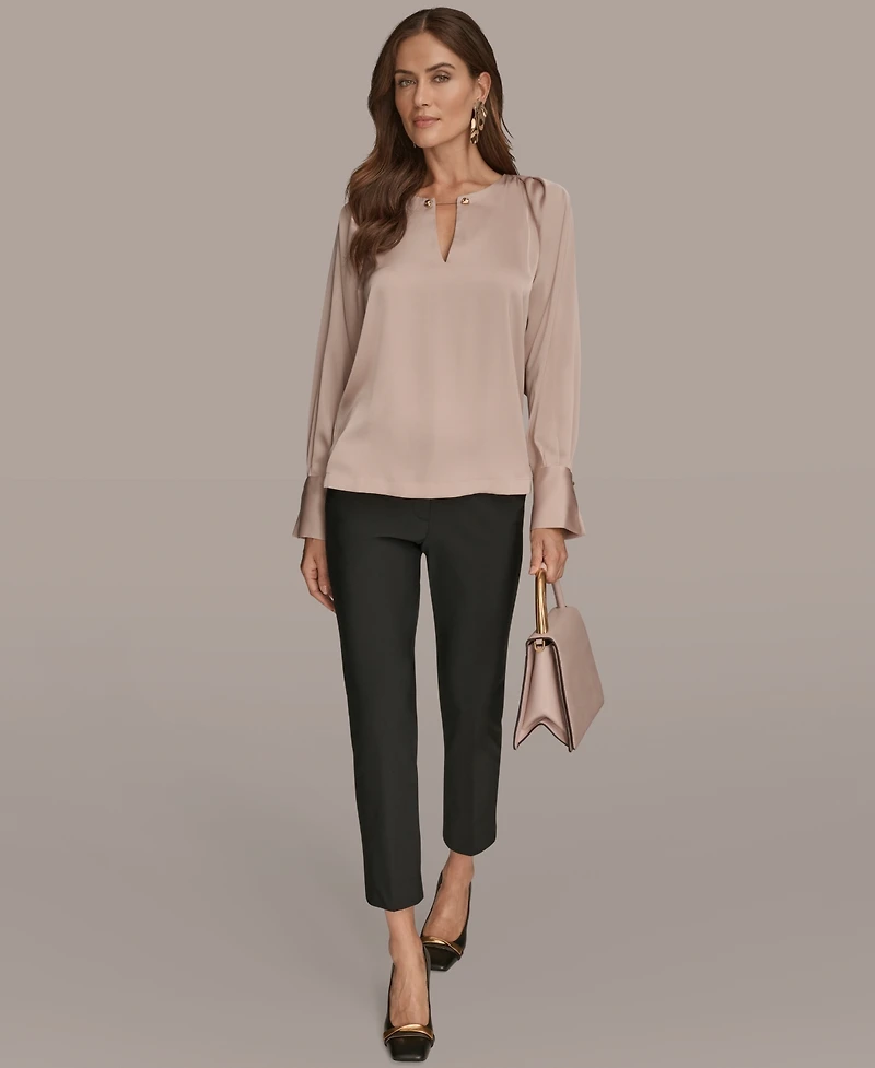 Donna Karan New York Women's Round Neck Top