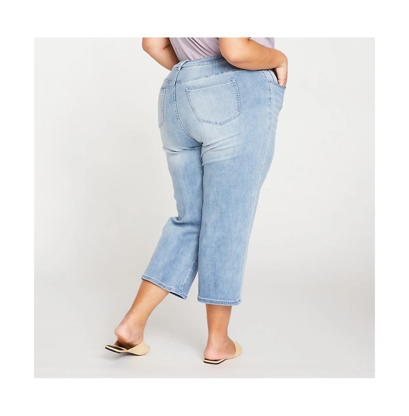 Universal Standard Women's Bae Boyfriend Crop Jeans