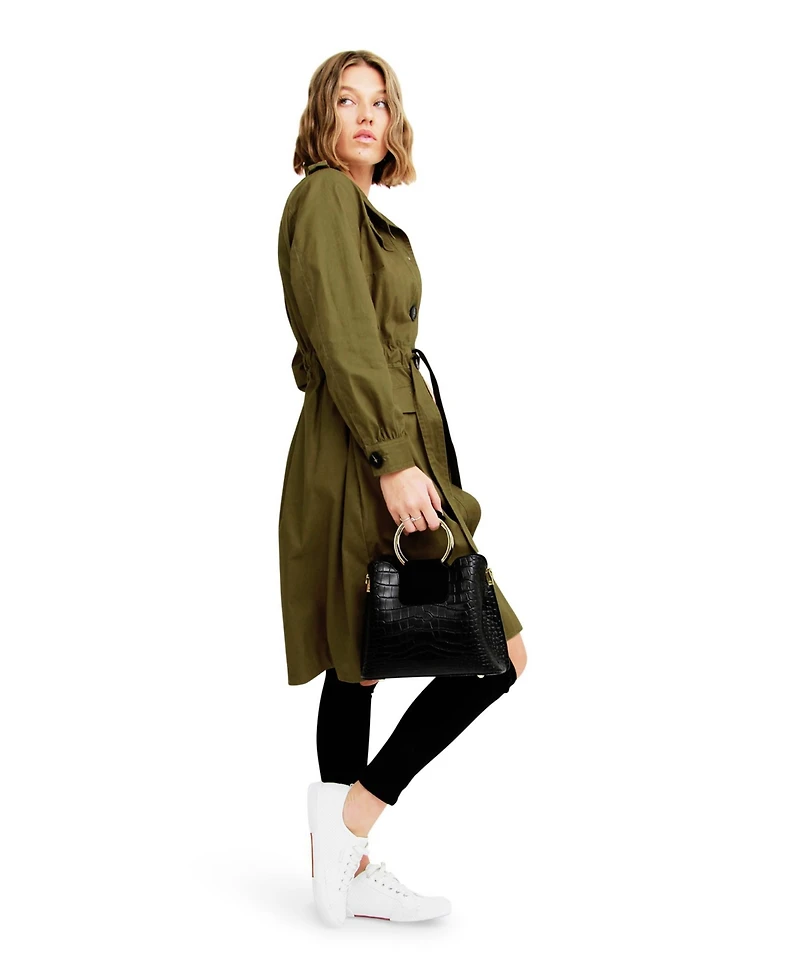 Belle & Bloom Carlisle Button Front Trench Coat