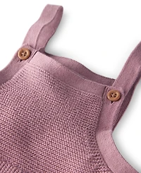 Little Planet by Carter's Baby Girls Organic Sleeveless Sweater Overalls