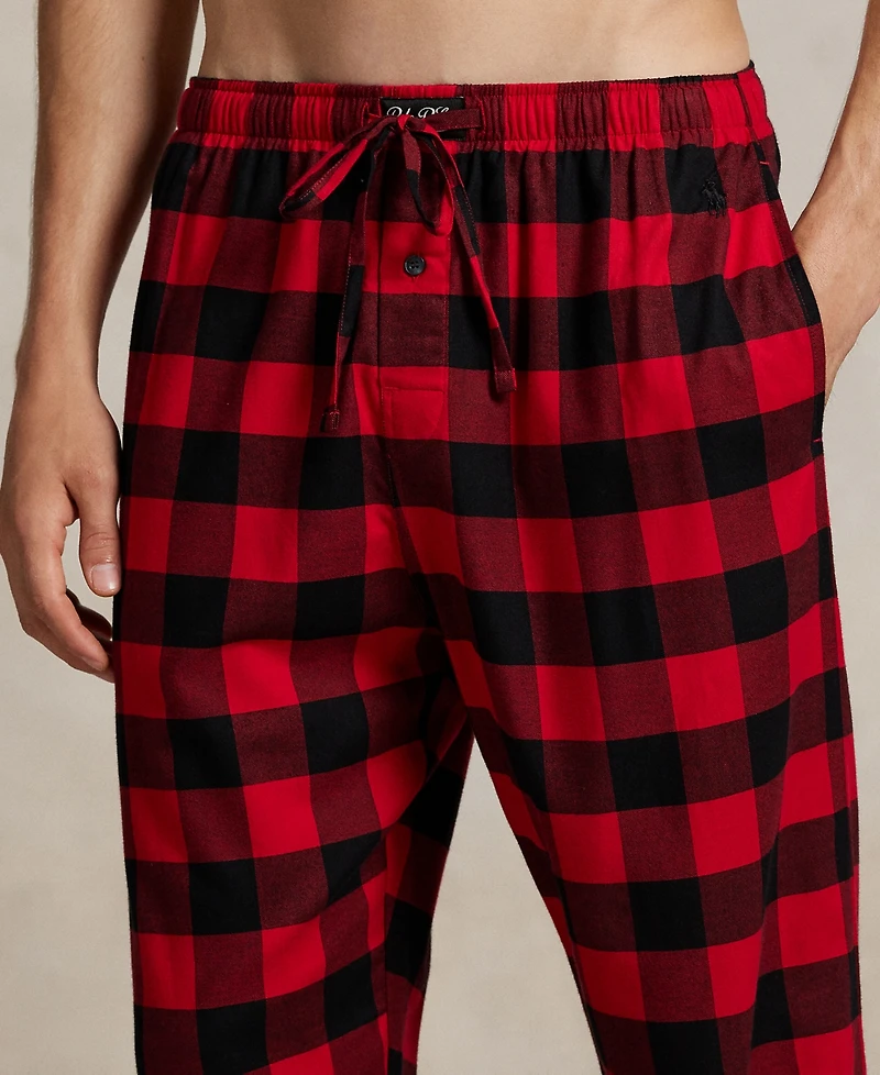 Polo Ralph Lauren Men's 2-Piece Buffalo Check Sleepwear Set