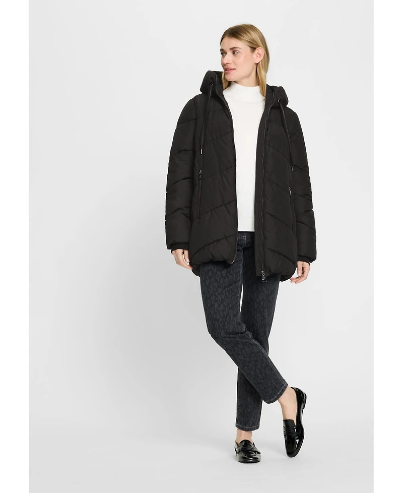 Olsen Women's Hooded Puffer Coat