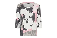 Olsen Women's 100% Cotton Printed T-Shirt