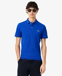 Lacoste Men's Slim Fit Short Sleeve Ribbed Polo Shirt