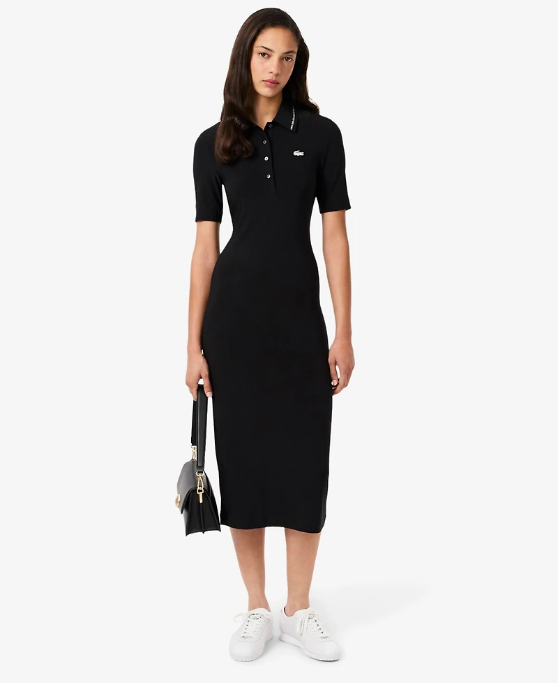 Lacoste Usa Women's Slim Fit Polo Dress